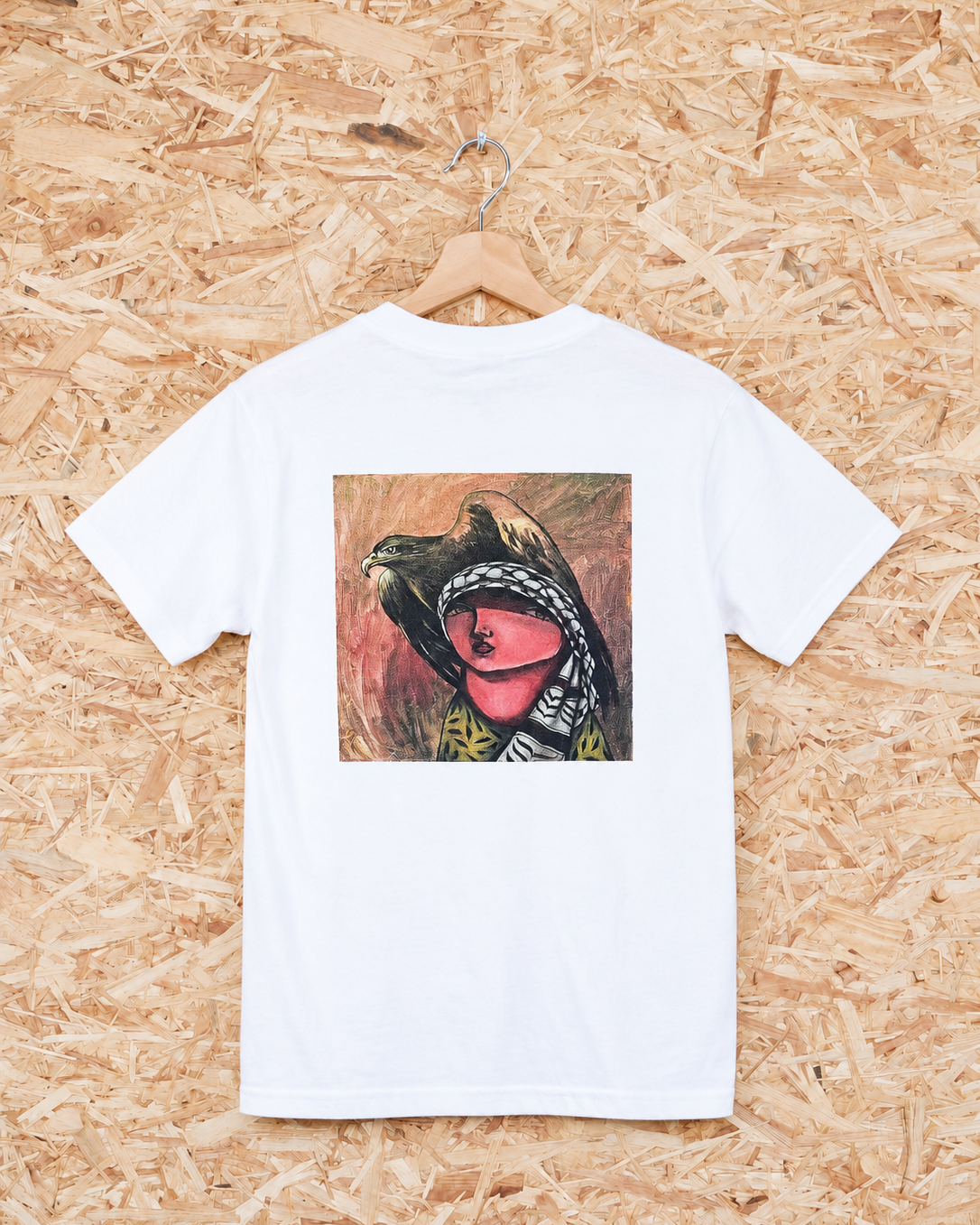 DTF quadrichromie, t-shirt blanc, dos